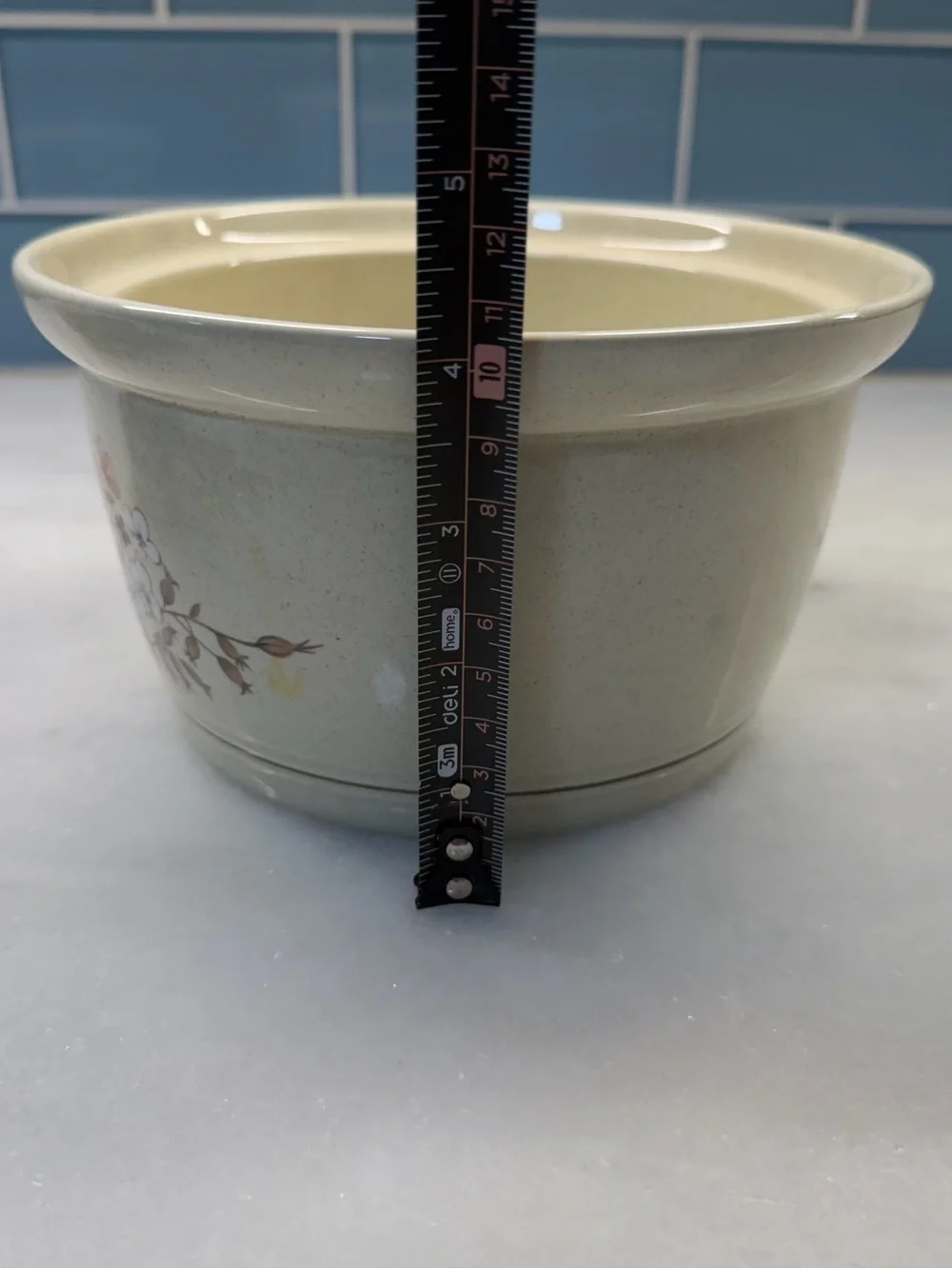 Royal Doulton Cream Ceramic Bowls with Floral Motif